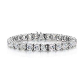 Diamond Tennis Bracelets in 14k white gold